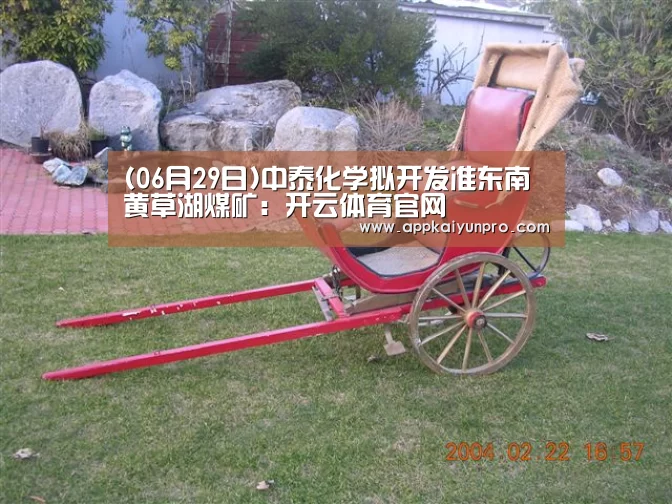 (06月29日)中泰化学拟开发准东南黄草湖煤矿:开云体育官网(图1) 开云体育官方